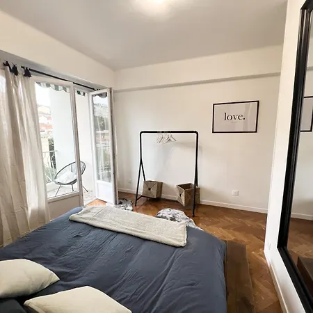 Mj-select - Gambetta 4 Pers Terrace Clim Lägenhet Nice